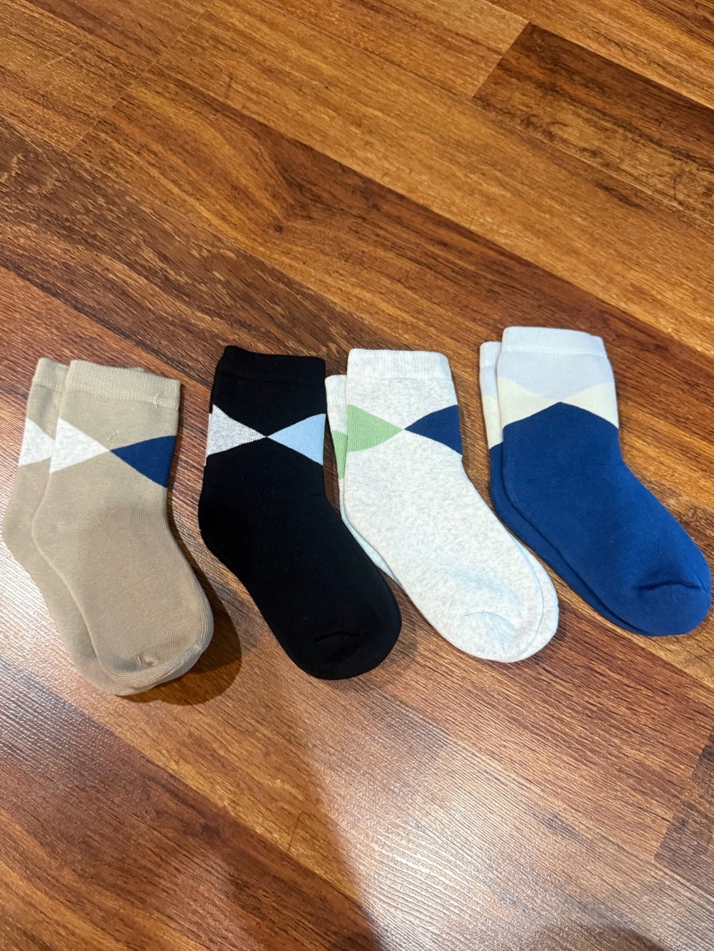 Kids Thermal Extra Thick Argyle Ankle Socks- 4 Pack Brand New